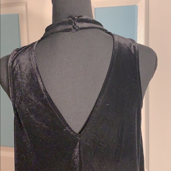 Gypsies & Moondust  Black Velvety Top (Small) - Picture 8 of 9